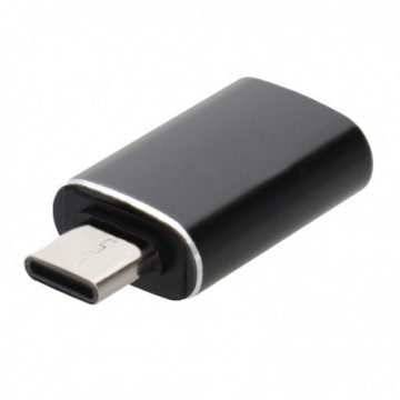 USB 3.0 OTG Type-C to A-Female Adapter Converter Black