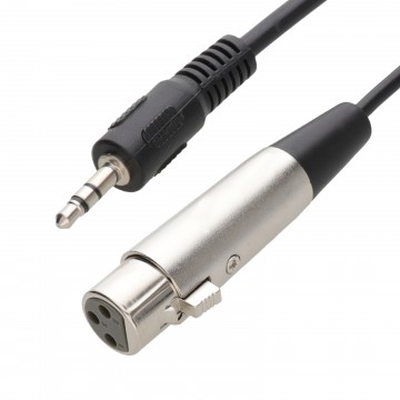 3.5mm Stereo Jack (PC/Laptop) to XLR Female (Mixer/Speaker) Cable 2m