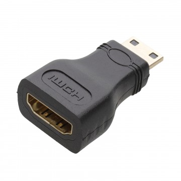 Female HDMI To Male MINI HDMI Adapter Changer Gold Plated for Tablet/Cameras
