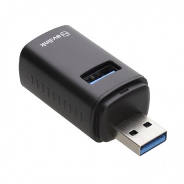 3 Port USB 3.2 and USB 2.0 Mini USB Type-A Hub
