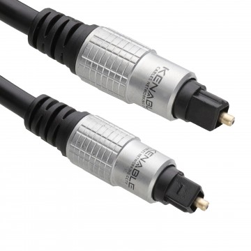 Pure TOS Link TOSLink Optical Digital Audio Cable HQ 6mm Lead  1.5m