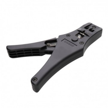 Modular Plug Crimping Tool for Telephone Connections RJ11/RJ14/RJ25 Black