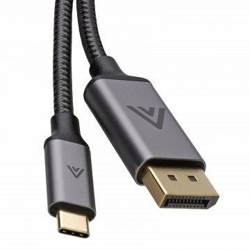 Braided USB Type C/USB-C to DisplayPort Bi-Directional Cable 8K 60Hz 4K 144Hz 2m