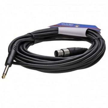 PULSE XLR Female to 6.35mm (1/4 inch) Jack 10M Black Cable