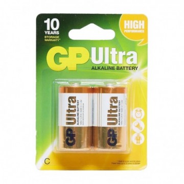 GP C 1.5V LR14 Ultra High Performance Alkaline Battery [2 Pack]