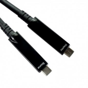 USB 3.1 Type C Active Optical Cable AOC 40W 10Gbps Data Transfer with Video 15m
