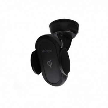 energenie Car Suction Cup Smartphone Holder with Qi 10W Wireless Charging