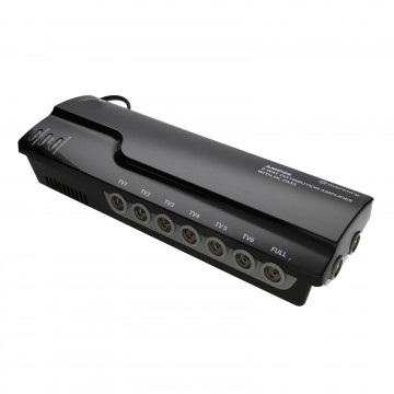 6 Way 4G Ready VHF UHF TV Aerial Distribution Powered Amplifier & DC By-Pass