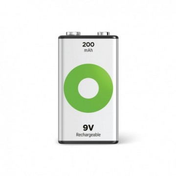 GP ReCyko+ PP3 9V Rechargeable NiMH Battery 200mAh