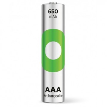 GP ReCyko+ AAA Rechargeable NiMH Battery 650mAh Pack of 4
