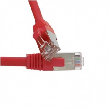 Cat6A SSTP LSZH RJ45 Network Ethernet Patch 10 Gigabit Cable  1m RED