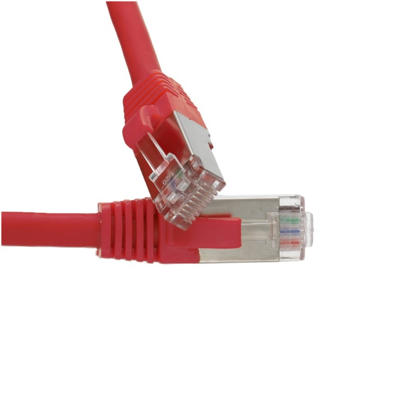 Cat6A SSTP LSZH RJ45 Network Ethernet Patch 10 Gigabit Cable 1m RED Cat6A SSTP LSZH RJ45 Network Ethernet Patch 10 Gigabit Cable 1m RED