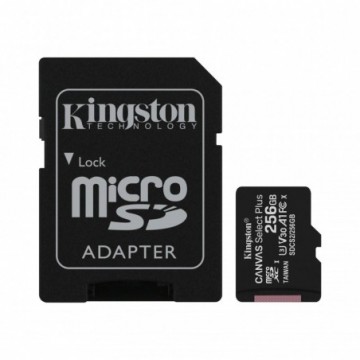Kingston Canvas Select Plus Micro SD & Adapter 256GB Class 10 Storage Card