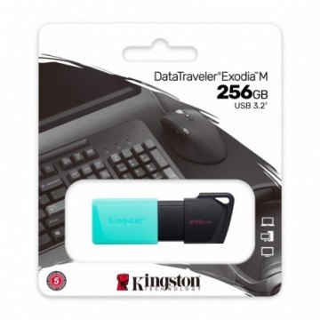 Kingston DataTraveler Exodia M 256GB USB 3.2 Storage Pen Flash Drive DTXM/256GB