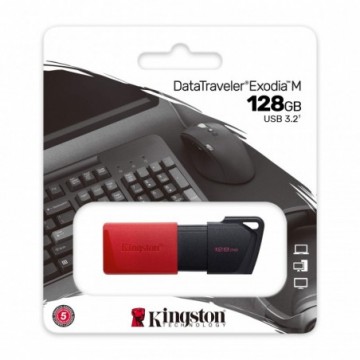 Kingston DataTraveler Exodia M 128GB USB 3.2 Storage Pen Flash Drive DTXM/128GB