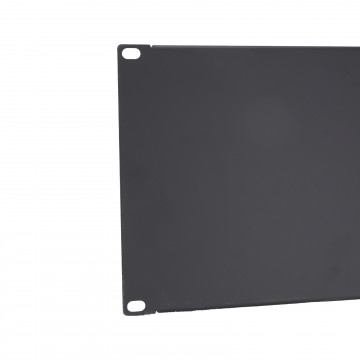 Blanking Plate Solid 4U for Comms Data Cabinet Rack 19 inch Black