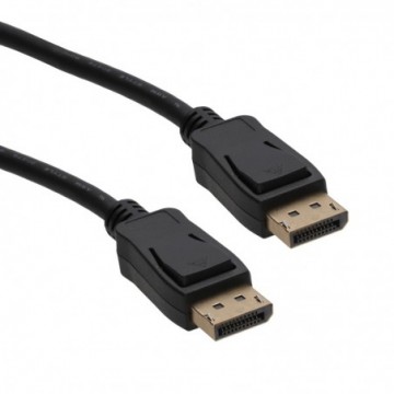 DisplayPort 1.4 Cable High-Speed 8K60Hz 4K120Hz Dynamic HDR Gold Plugs 2m Black