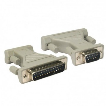 9 Pin Serial Male to 25 Pin Serial Male Adapter Converter