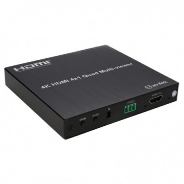 AV Link 4K HDMI Quad Multi-viewer 4x1 4 Devices to 1 Display