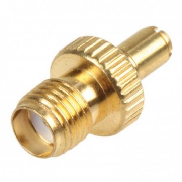 Gold-Plated Coaxial Adapter SMA Socket to TS9 Plug for Wireless Routers