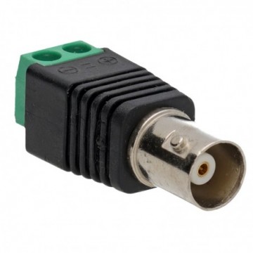 BNC Female Socket CCTV Video Easy Wire Screw Connectors [Single Unit]