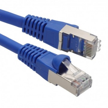 Cat6A SSTP LSZH RJ45 Network Ethernet Patch 10 Gigabit Cable 3m Blue