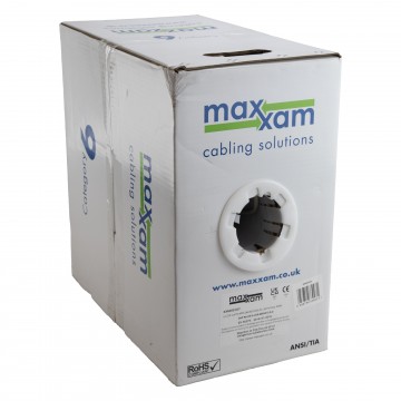 Cat6 Grey U/UTP Low Smoke  24AWG Solid CPR Dca Cable 305m Box