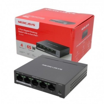 Mercusys 5 Port GIGABIT Switch 1000Mbps Metal Case RJ45 Ethernet Network Desktop