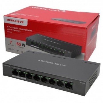 Mercusys 8 Port GIGABIT Switch 1000Mbps Metal Case RJ45 Ethernet Network Desktop