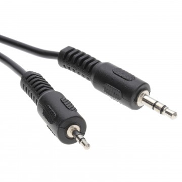 3.5mm Stereo Jack Plug to 2.5mm Stereo Audio Jack Plug Cable  1m