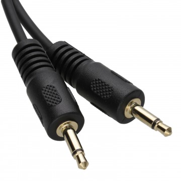 Mono 3.5mm Jack Plug to Mono 3.5mm Jack Plug Cable Lead 5m GOLD