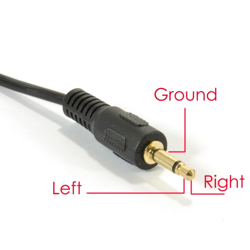 kenable 3.5mm Stereo Jack Socket to 3.5mm Mono Jack Plug Extension