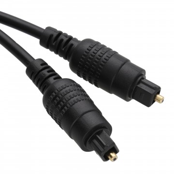 Optical TOS Cable Digital Audio HQ 4mm Lead GOLD for Soundbar/PS4/Sky  1.5m