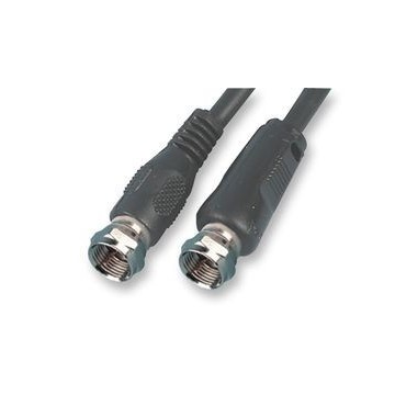 F-Connector Nickel Plated Male To Male 75 ohm 1.5m