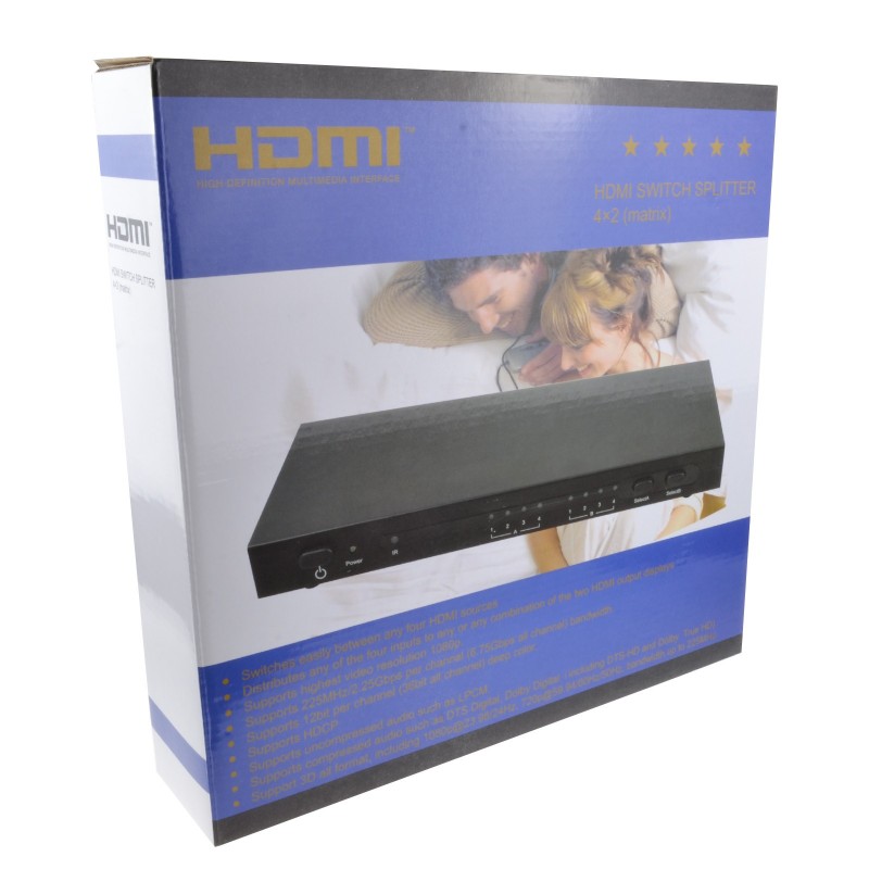 Hdmi matrix 4x2 hotsell
