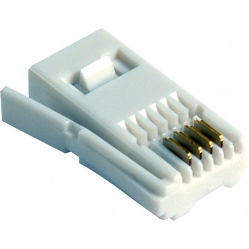 Pack Of 10 BT Crimp Ends 431A - 4 Wire 4 Contacts For Home Telephone