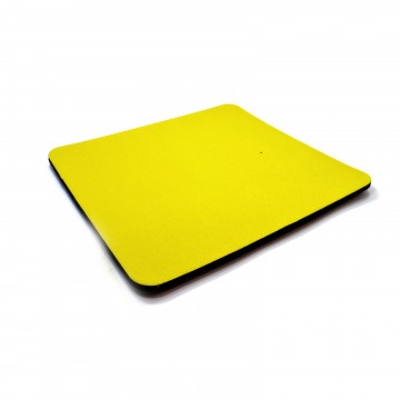 Yellow Mouse Mat  6mm Foam Backed