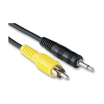 Jack 3.5mm to RCA Phono Composite Camera Cable 1.8m