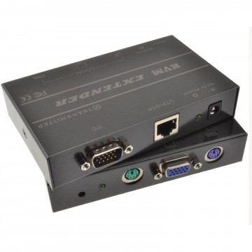 KVM Console Cat 5 Extender PS2 VGA & PS2  up to 150m