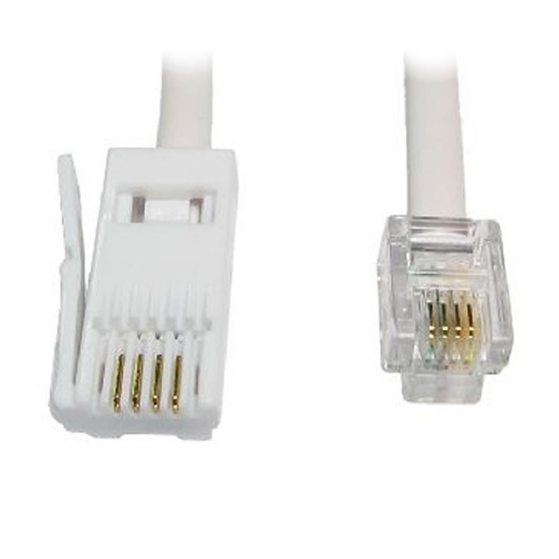 56k Fax/Data - 4 wire - Modem to BT to RJ11 Cable 5m 56k Fax/Data - 4 wire - Modem to BT to RJ11 Cable 5m