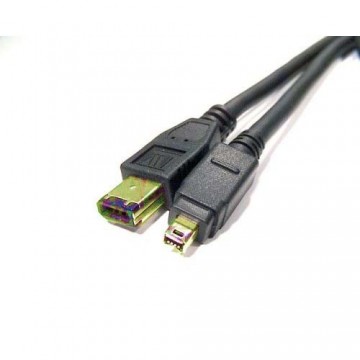 Gold Firewire 6 pin 4 pin IEEE 1394 Cable 3m - Digital Camera to PC