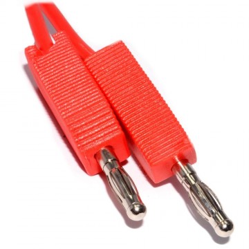 Pro Signal 4mm Plug to 4mm Plug MultiMeter Test Lead 0.5m RED