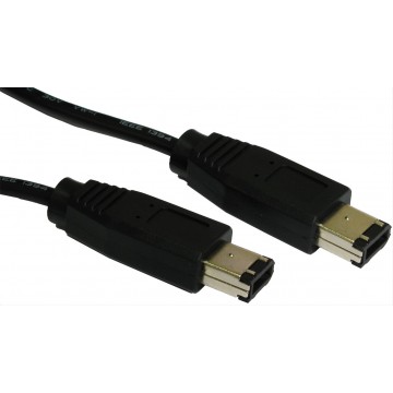 kenable Firewire IEEE-1394 DV Cable 6 to 4 pin 2m PC to DV-out 