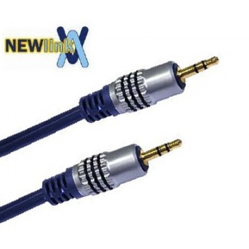 Newlink 99.99% OFC 3.5mm Jack to Jack Stereo Shielded Cable 75cm