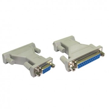 9 Pin Serial Female to 25 Pin Serial Female Adapter Converter