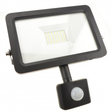 Outdoor Security LED Floodlight 30W with PIR Day/Night/Motion Sensor