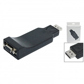 DisplayPort Male Plug to VGA 15 pin HD15 Female Socket Adapter