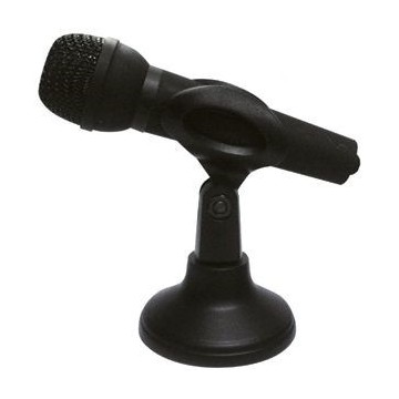 Computer Gear Tilting Microphone With Stand For Music Voice Recordings