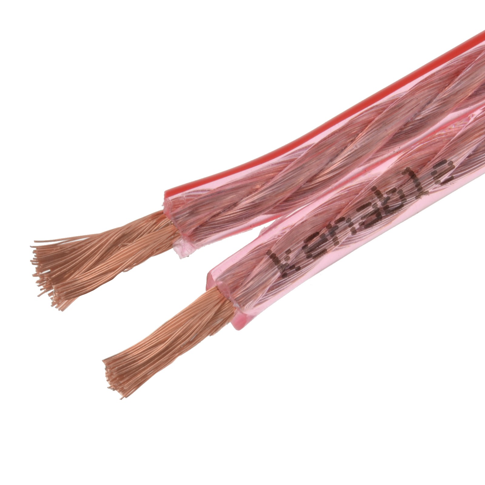 kenable Speaker Cable 14AWG 2.5mm2 Thick CCA 142 x 0.15mm2 Wire Clear 50m