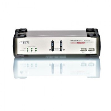 Aten Master View 2 Port USB 2.0 3 Port Ethernet KVME Switch Hub
